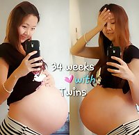 Pregnant korean woman