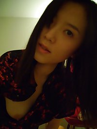 Pretty asian girl flashing her tits (II) ... and the rest